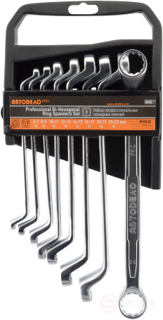 Set of folding keys Avtodor PRO 8 pcs.(6-22mm; holder) 38080