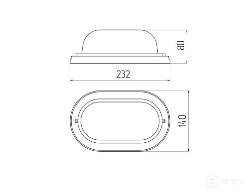 Светильник ЭРА НБО 04-60-011 Кантри дерево/стекло IP54 E27 max 60Вт 232х140 овал сосна
