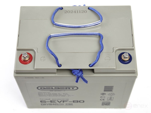 Тяговый аккумулятор Gelbert 6-EVF-80 (12V84A/H C5)