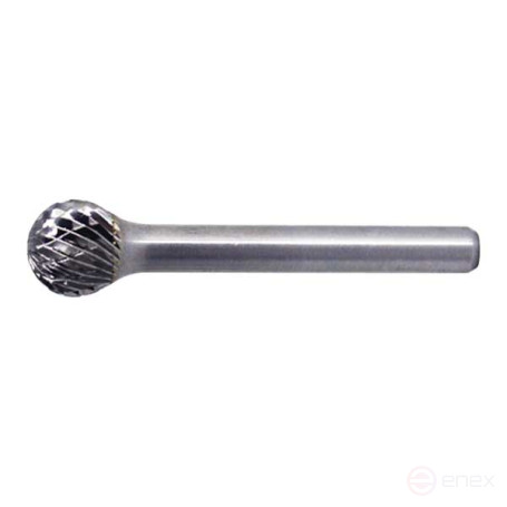 Carbide spherical borehole type D d12 single large notch