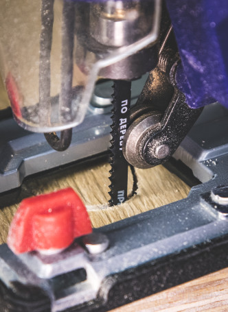 Пилки для лобзика по дереву, ДСП ПРАКТИКА тип T119BO 76х50 мм, криволинейный рез, HCS (2шт (034-496)