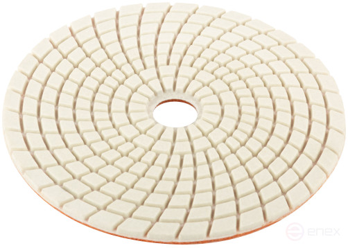 Diamond flexible grinding wheel AGSHK (Velcro), wet grinding, 125 mm, P 200