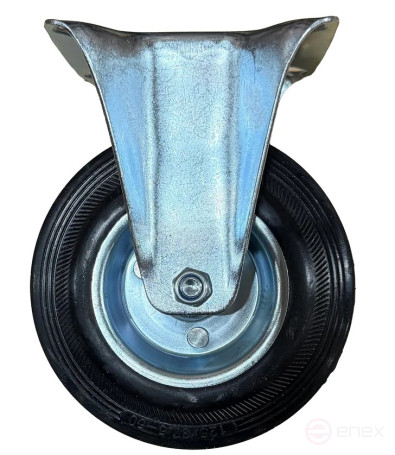 Колесная опора д. 100 мм неповоротная с панелью крепления