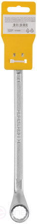 Ключ накидной "Хард", хромированное покрытие 17х19 мм