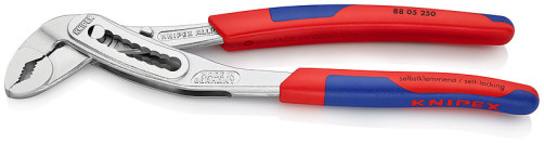 KNIPEX ALLIGATOR® клещи переставные, 50 мм (2"), под ключ 46 мм, L-250 мм, хром, 2-к ручки