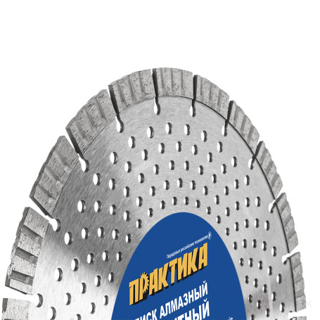 Diamond turbosegment disc PRACTICE "Expert-Concrete" 300 x 25.4 mm, segment 10mm (030-115)