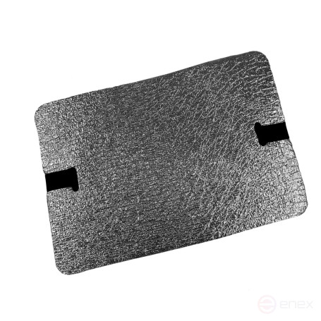 Tourist seat, 5 - layer lilac, with foil, moisture-resistant, multi-layered, foam/karemat, camping seat, hiking/hiking trunk 350x240x25 mm