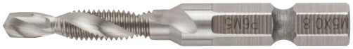 Tap drill combined metric, high-speed (HSS) steel R6M5, M5x0.8 mm, 17/56 mm