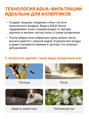 Vacuum cleaner for dry and wet cleaning BORT BSS-1130