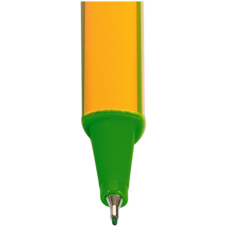 Ручка капиллярная Berlingo "Rapido" зеленая, 0,4 мм, трехгранная