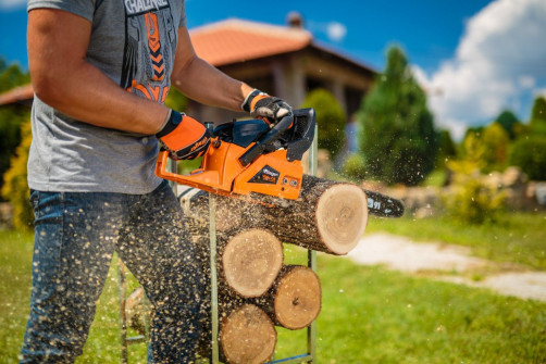 Бензиновая цепная пила Villager VGS 410 S 1500 Вт (2,04 л.с)