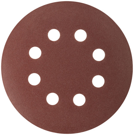 Grinding wheels with holes (Velcro), aluminum oxide, 125 mm, 5 pcs. P 150