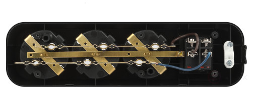 Block ERA KX-3es-B 3 Sockets with earthing switch black