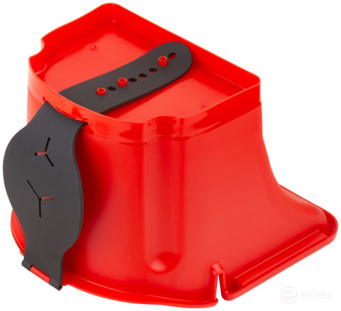 Ковш для краски 1,6 л. с фиксируемой ручкой, красный