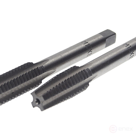 Метчик ER-01015M M10x1,5 (2шт),в пластиковом футляре ЭВРИКА /1