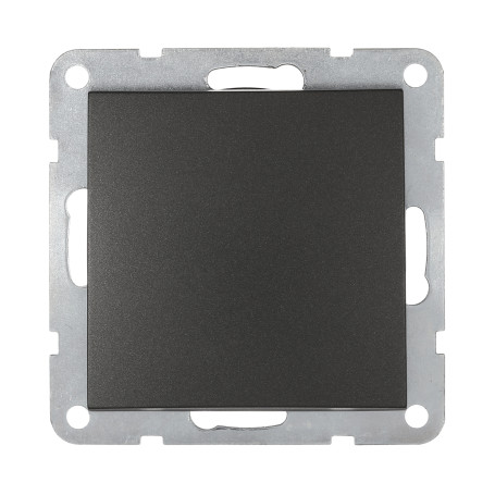 Switch 1-terminal, for 2 directions (scheme 6) 16 A, 250 B (black velvet) LK60