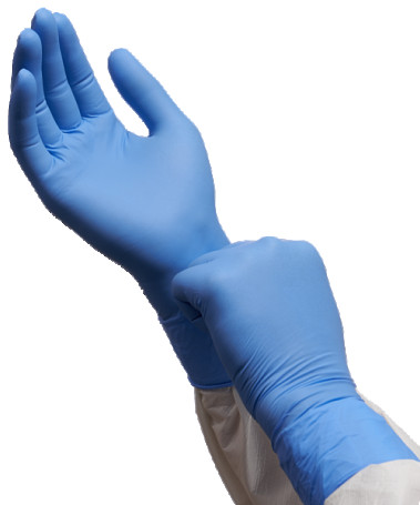 Puretech® Neutrino Protect nitrile gloves with textures.fingers 30 cm, M, blue, 50 pairs/pack G3052