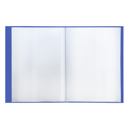 Folder with 30 Berlingo "Standard" inserts, 17 mm, 600 microns, blue