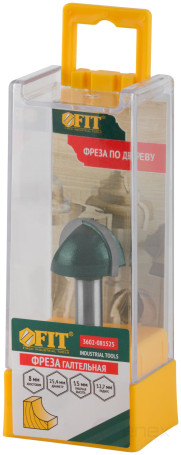 Фреза пазовая галтельная DxHxL=25,4х15x47 мм