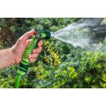 Pistol-type sprinkler, adjustable with smooth adjustment of water pressure using a large pal, 15G709