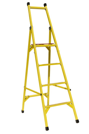 Fiberglass stepladder with symmetrical support SSS-2,2-F40P