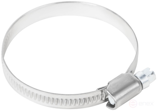 Хомут обжимной накатной, ширина 9 мм, нерж.сталь 40-60 мм