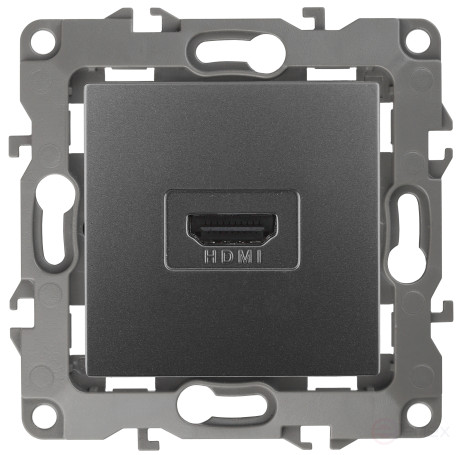 Розетка ЭРА Серия 12 12-3114-12 HDMI IP20 графит