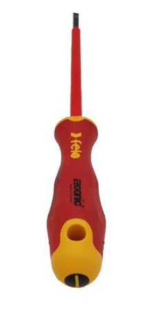 Felo Dielectric screwdriver Ergonic flat slotted 3.5X0.8X100 41303890