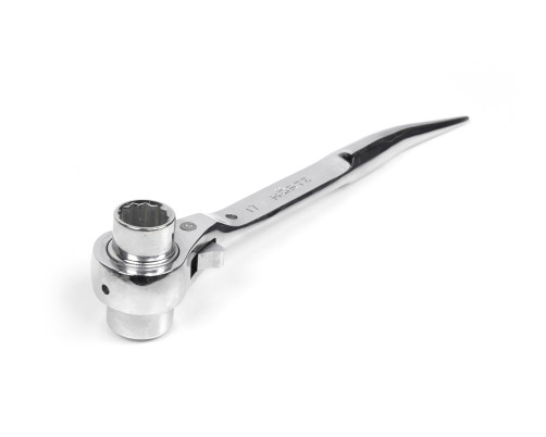 Colic socket wrench ratchet 17x19 chrome HORTZ