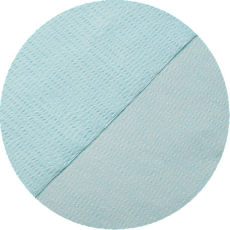 Puretech® W68 Non-woven cleaning material, 68 g/m2, 1 layer, blue, 38x30cm, 500 l/roll W68385