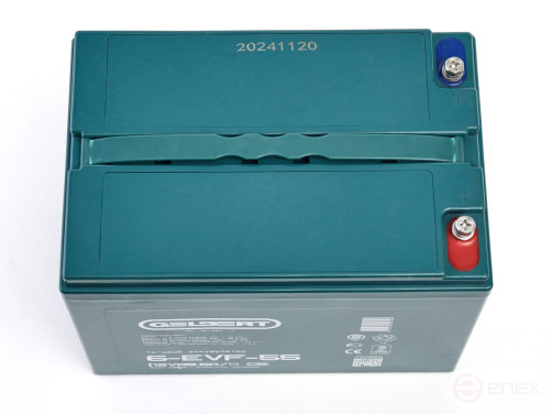 Тяговый аккумулятор Gelbert 6-EVF-55 (12V58.5A/H C5)