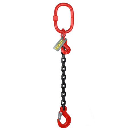8t 6m OCALIFT 1CC Chain Sling T8 G80 with shorteners Glazed Chain