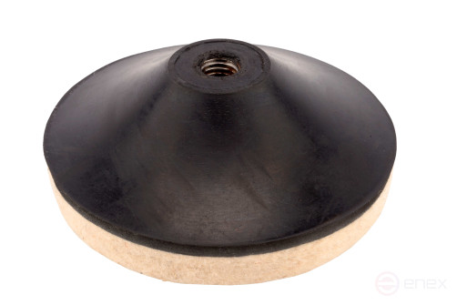 Насадка для УШМ с тонкошерстным войлоком D-125*10мм АвтоDело (8000 об/мин) 44055