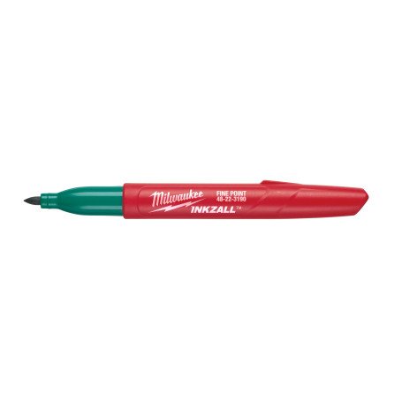 INKZALL™ thin Green marker for construction site, 36 pieces