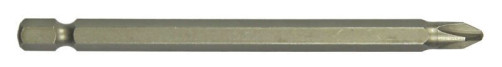 Screw-on nozzle (BIT) PH2 x 100 mm, 10 pcs. Chrome vanadium steel.
