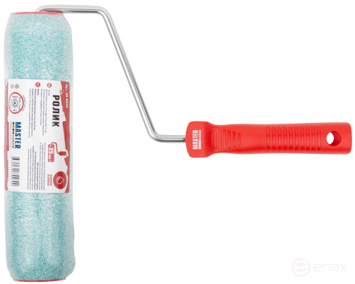 Roller, 44 mm core, Micromix microfiber, 12 mm pile, 8 mm handle, 250 mm