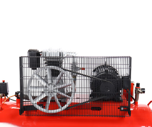 Pneumatic compressor 380V 5.5kW 8atm. 600l/min. receiver-300L portion. remen. single-stage GTE