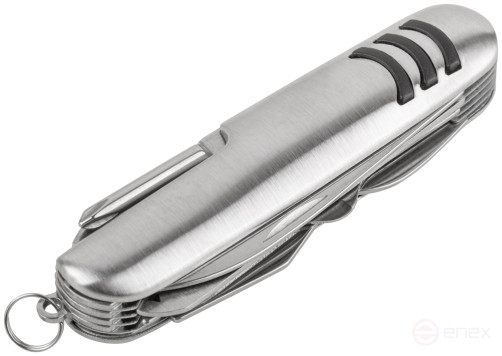 Нож складной, лезвие нержавеющая сталь 12 функций