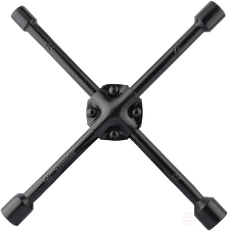 Ключ баллонный-крест (14*17*19*22)(черн.лак,усиленный)(АвтоDело) 30814