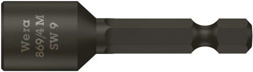 869/4 M end head, with magnet, shank 1/4"E 6.3. 9 x 50 mm