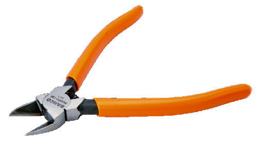 Кусачки-бокорезы с ручками, покрытыми ПВХ,, оксидированные, 150 мм