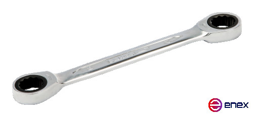 Ключ накидной с трещоткой, 10х11 мм