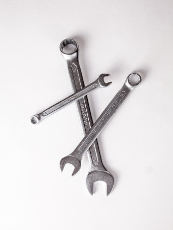 Set of keys combined 8-19 mm AV Steel 8 items