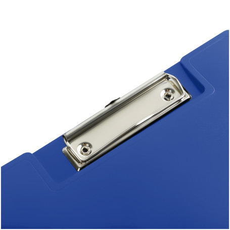Папка-планшет с зажимом СТАММ А4, 1500мкм, пластик, синий