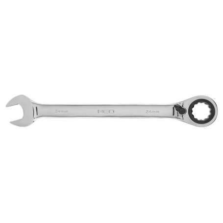 The key is combined with a ratchet mechanism of 24 mm