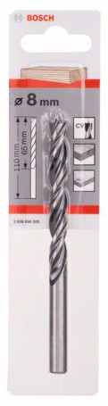 Спиральное сверло по древесине Standard 8 x 75 x 117 mm, d 8 mm