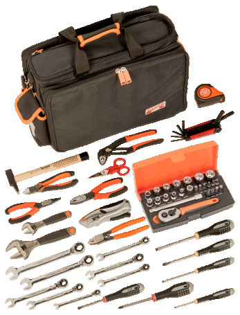 Tool kit for electrician, 16 pcs