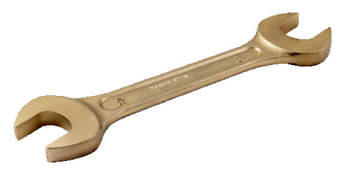 ИБ Ключ гаечный рожковый двусторонний (алюминий/бронза), 38x42 мм