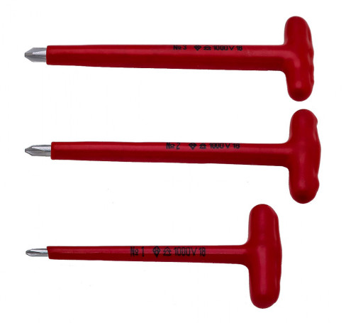 T-shaped phillips screwdriver No. 2 up to 1000V