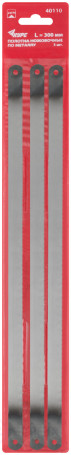 Hacksaw blades for metal 300x12 mm, tool steel, 3 pcs. ( 24 TRI ), PVC envelope